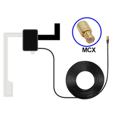 MCX DAB Aerial Antenna Glass Mount Windscreen Digital Interior Universal Car Fit