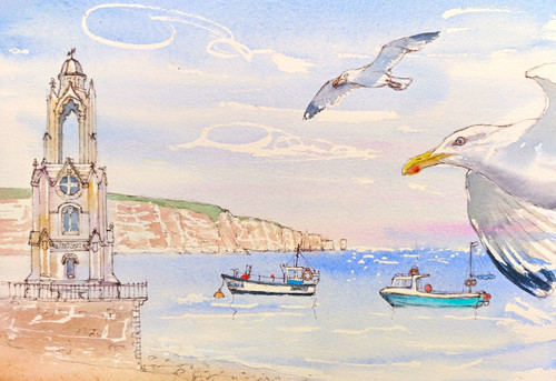 Seascape art original - art,