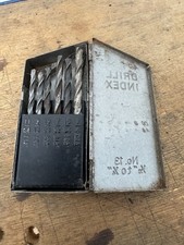 Drill Index No13 1/16” To 1/4”  drill bit set Imperial Incomplete
