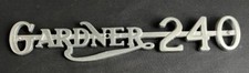 GARDNER 240 ENGINE SCRIPT BADGE COMMERCIAL VINTAGE BUS LORRY WAGON TRUCK EMBLEM