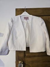 Phase Eight Textured Jacket White Size 12