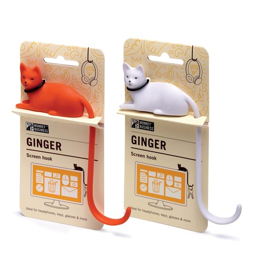 Ginger the cat tail hook - ginger, for