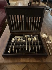 68 Piece Brass Cutlery Set + 7 Utensils Thai Made