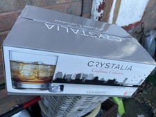 Crystal Glass Tumblers x 6