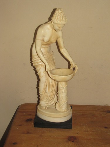 Santini alabaster sculpture - a, .santini