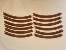 Tri-ang TT / T53 Curved Track, 12 Pieces, Pre-owned, Vintage 12mm Gauge Triang.