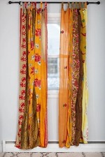 2 Pcs Indian Sari Patchwork