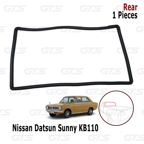 Rear windshield weatherstrip - rear,