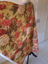 John Wilman Tamsin cabbage rose Cotton Fabric Remnant. 137 x 151cm shabby chic