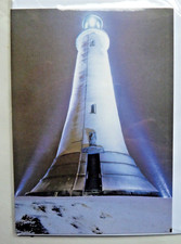 Hoad Monument at Night as The Snow Falls Ulverston Blank Greeting Card Birthday