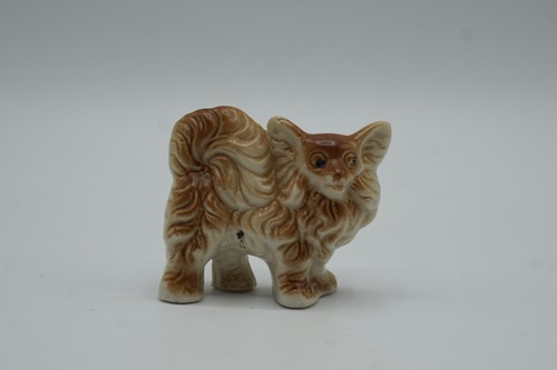Vintage ceramic pomeranian dog - ceramic,