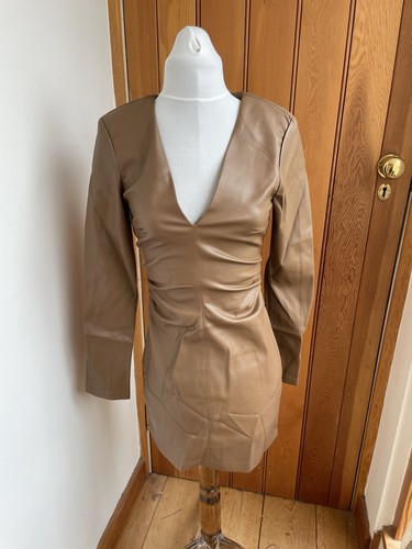 Zara brown faux vegan - brown,