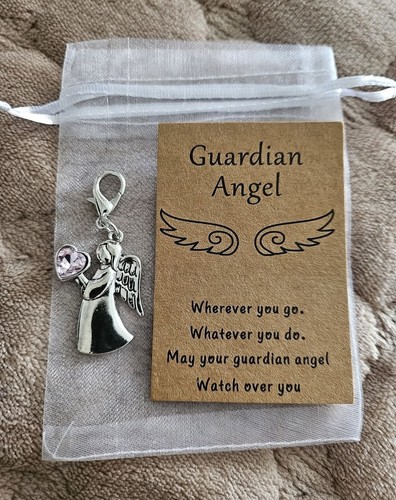 Guardian angel charm - guardian, keychain