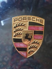 Porsche Bonnet Badge Genuine
