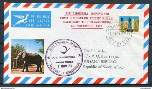1973 air rhodesia - first, flight
