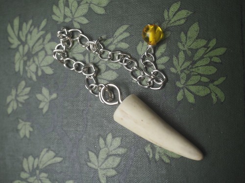 Stag antler pendulum - pendulum, for