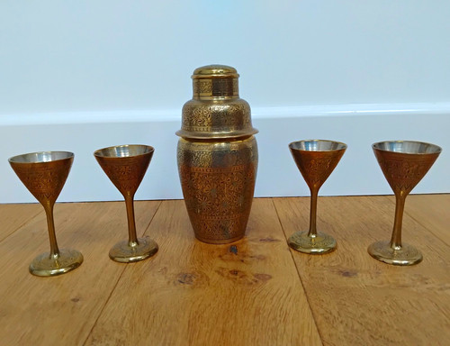 Vintage indian brass - vintage, cocktail