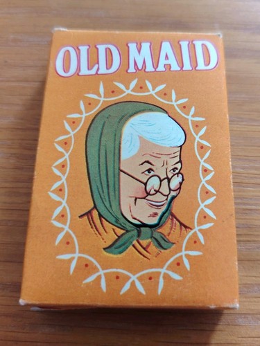 Vintage old maid card - card, game