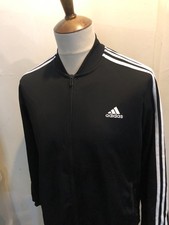 ADIDAS TRACKSUIT TOP SIZE LADIES XL 20-22 BLACK