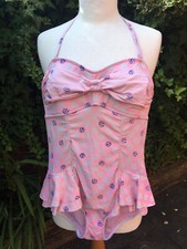 10-12 Pink & Cream Swimsuit by
