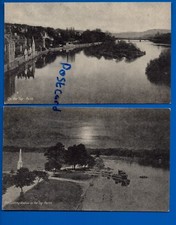 2 OLD POSTCARDS ON THE TAY &