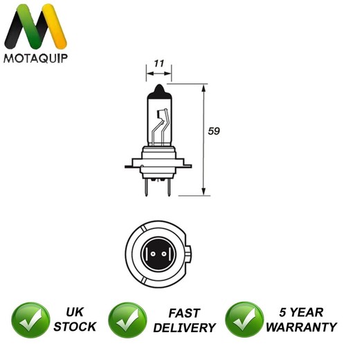 Bulbs manual front motaquip - manual,