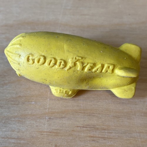 Goodyear blimp rubber eraser - rubber,