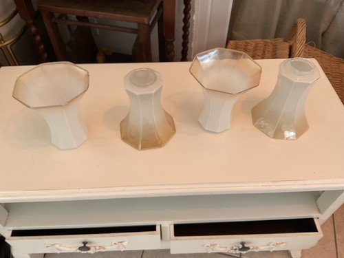 Art deco polygon glass light - polygon,