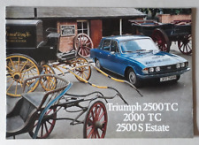 Triumph 2000 & 2500 Range Brochure 1976 - 2000 TC  2500 TC  2500 S Estate