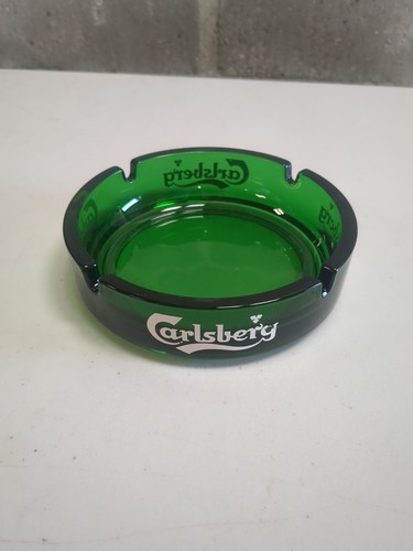 Carlsberg green large ashtray - large,