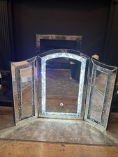 QVC Julien Macdonald Light Up Dressing Room Mirror Silver Crystal RRP £140