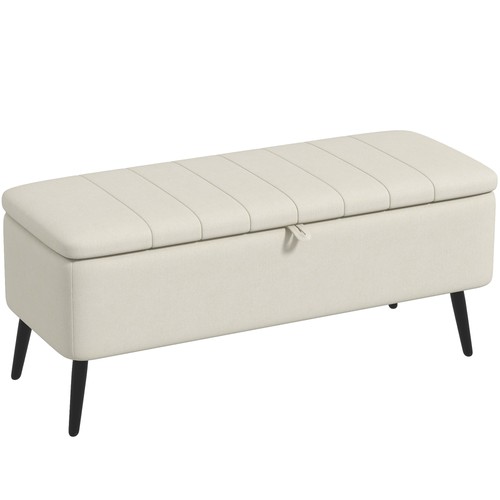 Homcom storage ottoman bench - homcom,