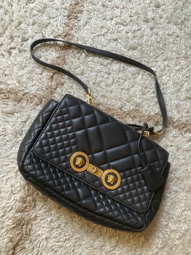 Versace black patent leather - versace,