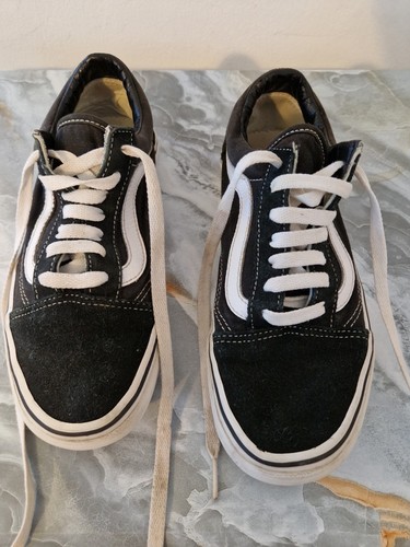 Vans unisex black trainers - vans,