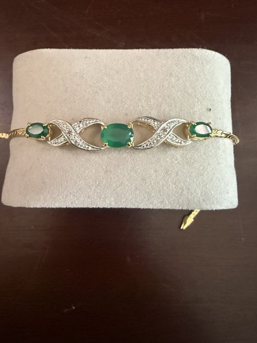 Natural green agate diamond - natural,