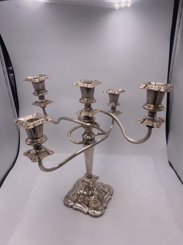 Vintage silver candlestick - vintage,