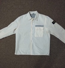  Vintage Stone Island Cream Canvas Lined Jacket AW03 - XXL