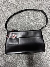 Genuine Radley London Ladies Black Leather Mini Small Handbag Shoulder Bag 