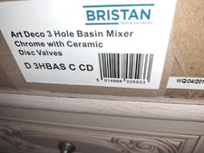 Bristan Art Deco 3 Hole Basin Mixer