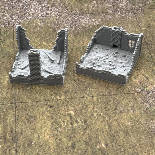 Ww2 15mm ruined - ww2, buildings
