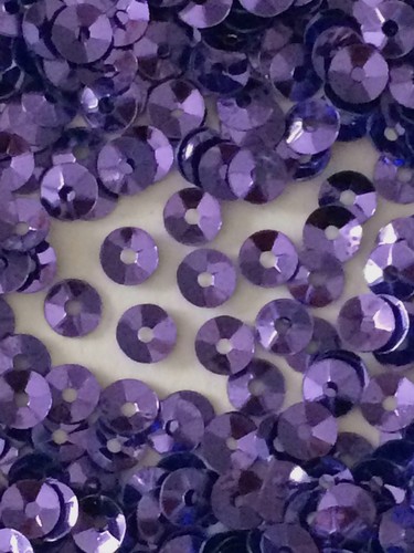 Sequins 4mm tanzanite purple - 4mm,