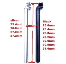 Extra Long  400mm  Alloy Seat Post Bike Cycle Road MTB Mountain bike, many sizes