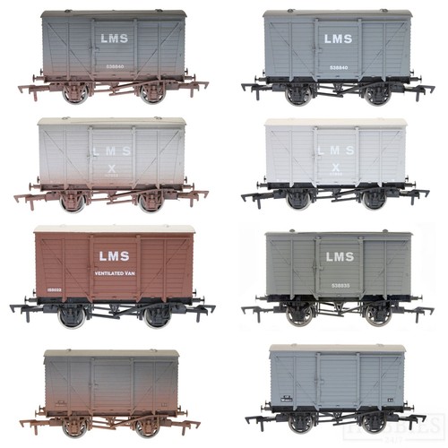Dapol painted wagons gauge - wagons,