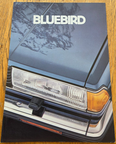 Datsun bluebird car brochure - car,