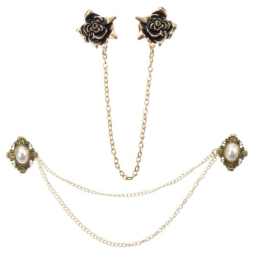 2pcs rose sweater clip kit - 2pcs,