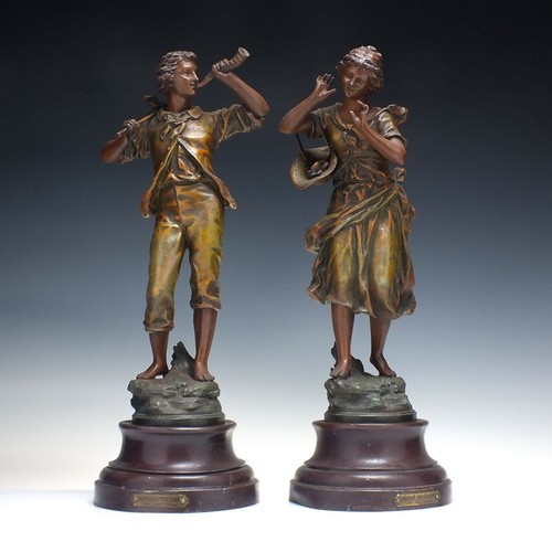 Signed pair 19th century - pair,