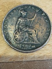 Queen Victoria Half Penny Coin