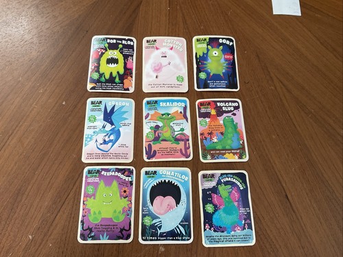 Full set bear cards - cards, creature