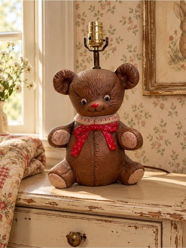 Vintage teddy bear - vintage, ceramic