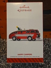 Hallmark Keepsake Christmas Ornament 2014 HAPPY CAMPERS Travel Trailer NEW